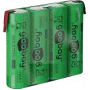 Goobay 4x AA (Mignon) - 2100 mAh, Grün - Lötfahne (Z), Nickel-Metallhydrid-Akku (NiMH), 4,8 V (55580)
