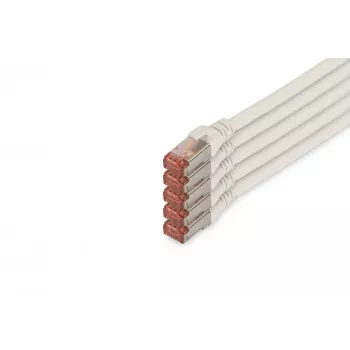 Netzwerkkabel Digitus CAT 6 S/FTP RJ-45 10m weiß