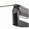 Desk monitor mount GEMBIRD MA-DA3-03, 3-arm, gas spring, VESA 75–100x100, supports 3 displays up to 27 inch, max 18 kg, Schwarz