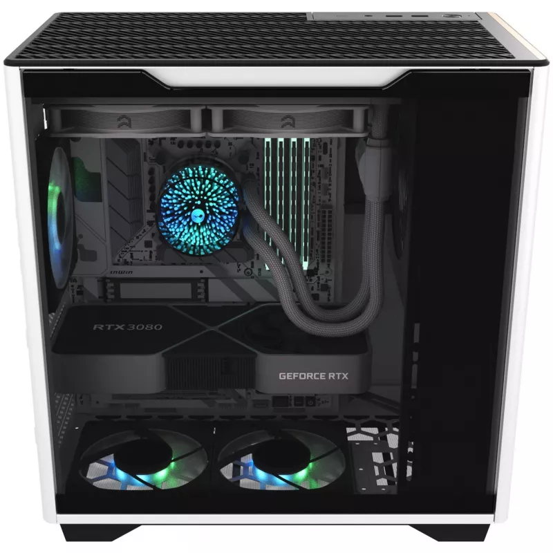 InWin A5 Midi-Tower Tempered Glass – weiß