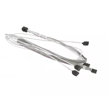 SuperMicro CBL-SAST-0591, 4x SATA auf SFF-8643 Crossover, 75 cm mit SB, 30AWG (CBL-SAST-0591)