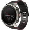 Polar Grit X Pro - Titanium - Sportuhr mit Armband - perforiertes Leder - grau - Bandgröße: M/L - Display 3cm (1,2 inch) - Bluetooth - 41 g (90085777)