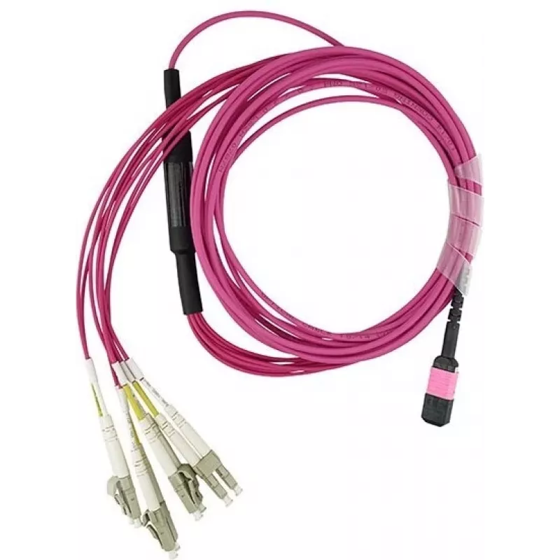 Netzwerkkabel BlueOptics GA2DWCZ MPO-4xLC Multimode OM4 Patchkabel 5 Meter