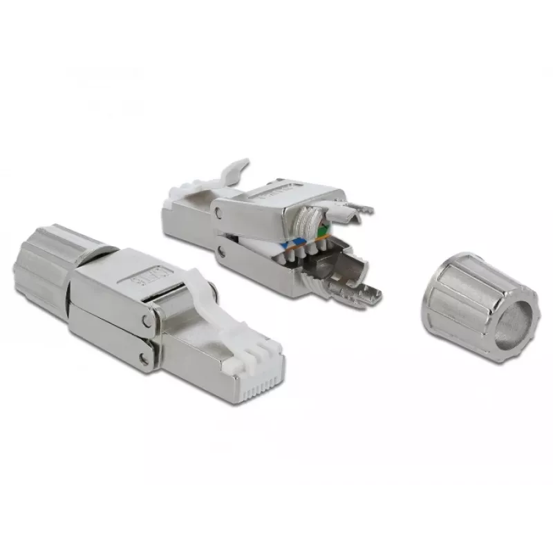 Drahtverbinder DeLOCK 86476 RJ-45 Grau