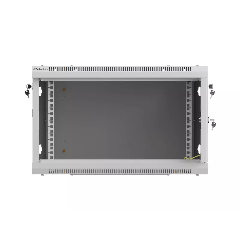 Rack-Schrank 19 inch 6U 600x600 grau perforiert