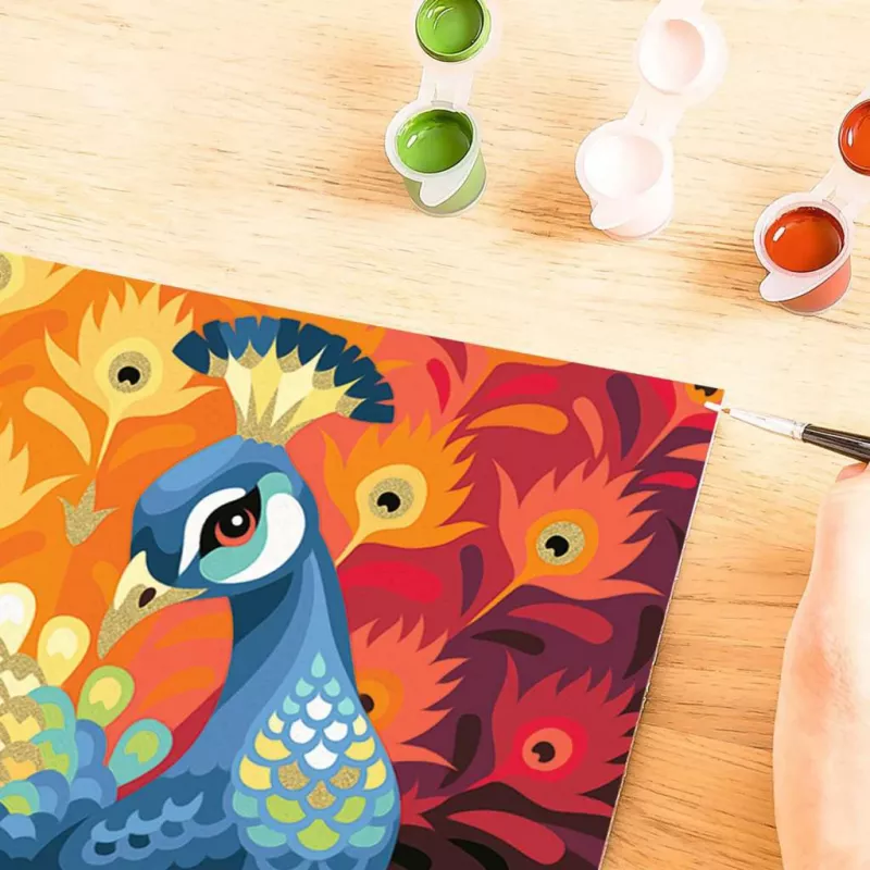 Mal- und Gießset Ravensburger CreArt Proud Peacock — Malset