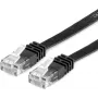 Value 21.99.0960 RJ45-Netzwerkkabel, Patchkabel CAT 6 U/UTP 0,50 m schwarz 1 Stk.