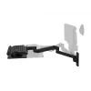 Tastaturklemme Ergotron LX Pro Wall Tastatur Arm schwarz Aluminium