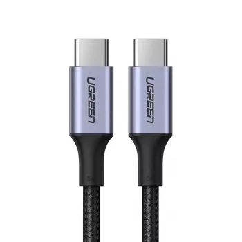 USB-C-auf-USB-C-Kabel UGREEN 90120B — 3 m, 5 A, PD, 20 V, 480 Mbit/s, schwarz