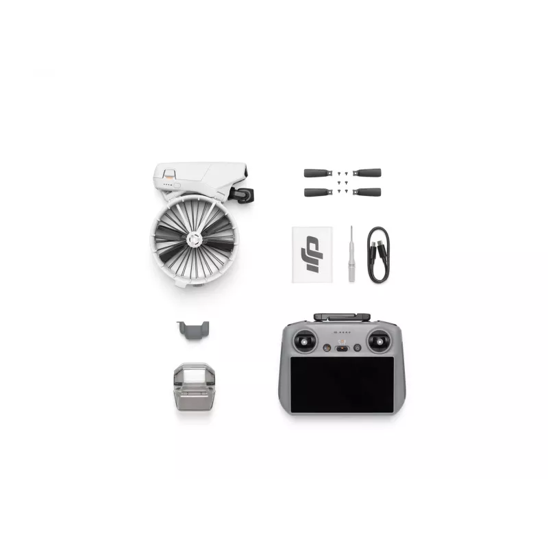 Drohne DJI Flip 4 mit 48 MP Kamera, 4K (3840x2160), 3110 mAh Akku, 16 m/s, 14.000 m Reichweite, 4 Rotoren, 0,249 kg, Schwarz/Weiß