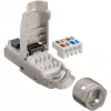 Goobay CAT 8.1 STP-geschirmter, feldkonfektionierbarer RJ45-Stecker (61130)