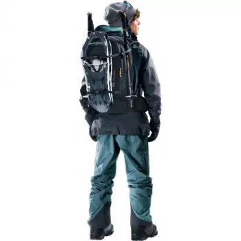 Rucksack DEUTER Freerider Pro 34+ — technischer Freeride-Skitourenrucksack, 34 L, schwarz, Helmhalterung, Hüftgurt
