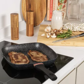 Grillpfanne Salter BW10702BRMFOB 28 cm Megastone mit Thermo Collar