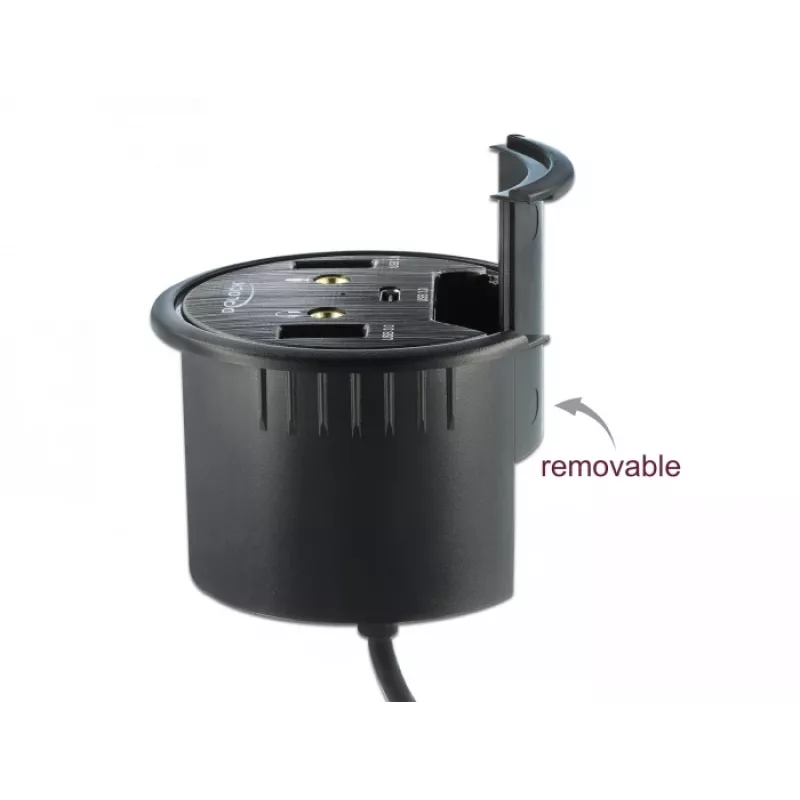 In-Desk Hub USB DeLOCK 3 Port 62794
