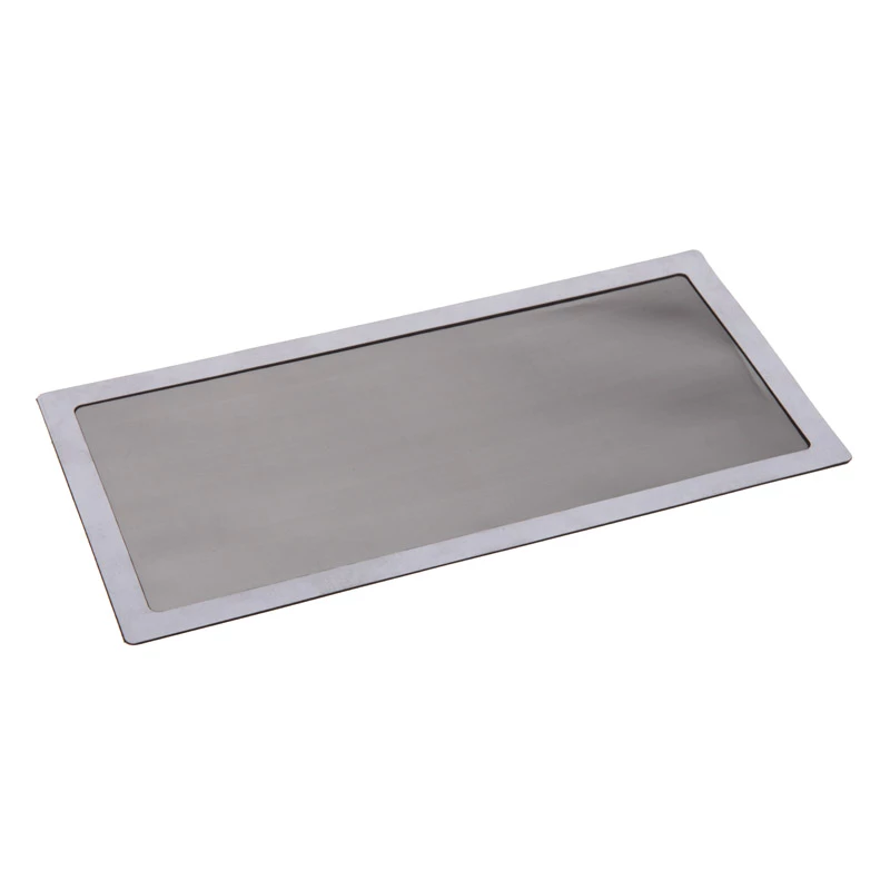 Staubfilter DEMCiflex 0313 — Maße 142×290 mm, schwarz/grau