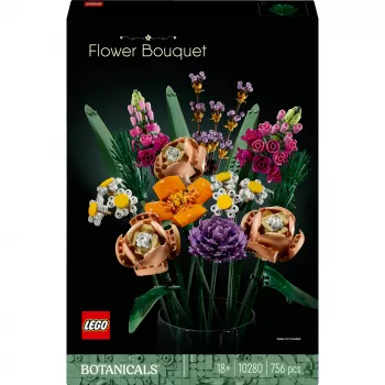 LEGO 10280 Icons Blumenstrauß Künstliche Blumen Set für Erwachsene Dekorative Wohnaccessoires Geschenkidee für Frauen Männer Sie & Ihn Ehefrau oder Ehemann