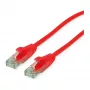 ROLINE RM Patchkabel Cat.6A UTP, Rot, 1 m