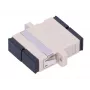 Glasfaseradapter Extralink SC/UPC Multimode Duplex, Buchse–Buchse, grau