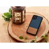 Smartphone-Hülle man and wood für iPhone 11 – Schutzcover in Denim-Schwarz