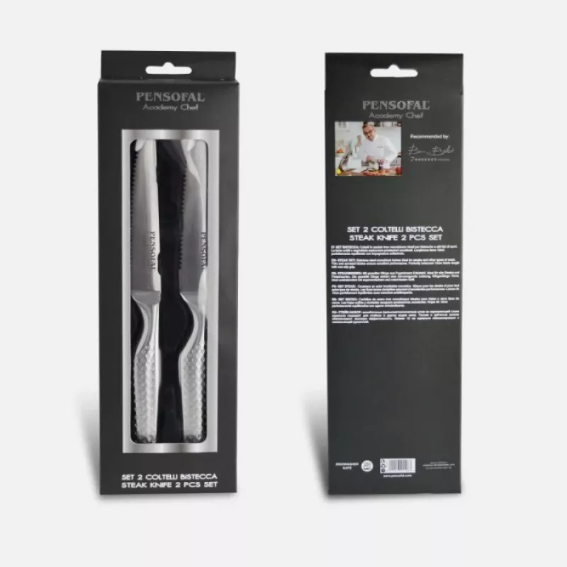 Küchenmesser Pensofal Academy Chef Steakmesser 2er-Set