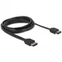 SATA-Kabel DeLOCK 85641 2 m eSATA Schwarz