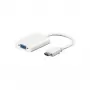 Wentronic Goobay HDMI™ auf VGA-Adapter, Weiß, 0,1 m - HDMI™-Stecker > VGA-Buchse, 3,5-mm-Stereo-Buchse (51758)