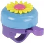 Fahrradklingel FISCHER 85831, Blumendesign, 80 mm Durchmesser