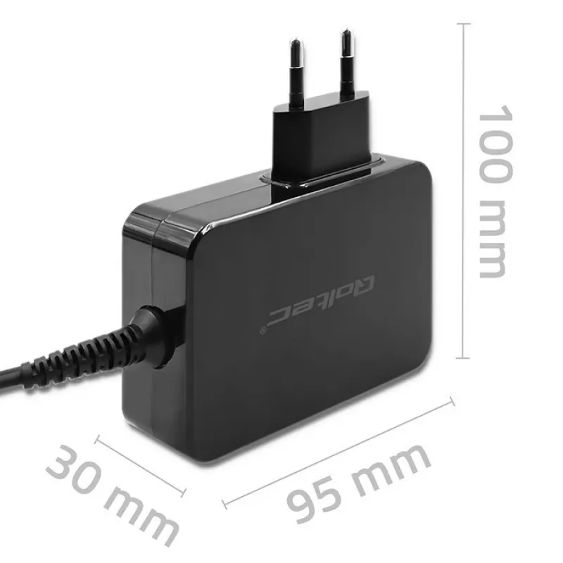Qoltec PD 120W Turbo Fast Charger | 5-28V | 3-4.5A | USB-C | Schwarz