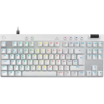 Logitech G PRO X RAPID Gaming-Tastatur - TKL - Mechanisch - QWERTZ (CH) - Weiß (920-013286)