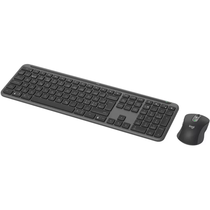 Logitech Signature schlank Combo MK950 - Tastatur-Maus-Set - Kabellos - Bluetooth 5,1 LE - QWERTY - Nordic - Graphit (920-012488)