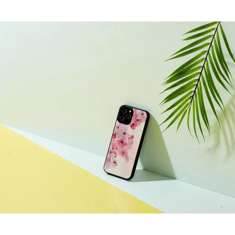 Schutzhülle iKins für Apple iPhone 12 Pro Max – Kirschblüten-Design