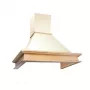 Wandhaube AKPO WK-4 Rustica 60 cm, Abluft/Umluft, max. 415 m³/h, 102 W Motor, Holzoptik