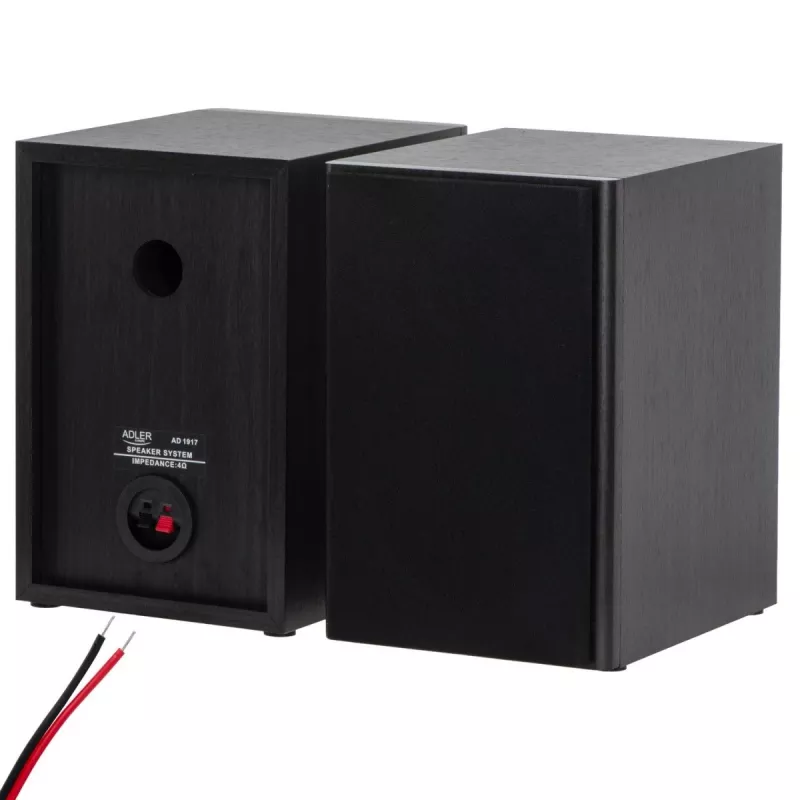 Mini Hi‑Fi Stereo System Adler AD 1917 — Bluetooth V5.3, CD/USB/MP3, 2×25 W RMS, UKW-Tuner, 4‑Band-Equalizer, AUX, Schwarz
