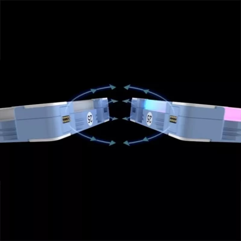 Thermaltake SWAFAN EX14 ARGB 140mm 3er-Pack Gehäuselüfter - Hortensienblau