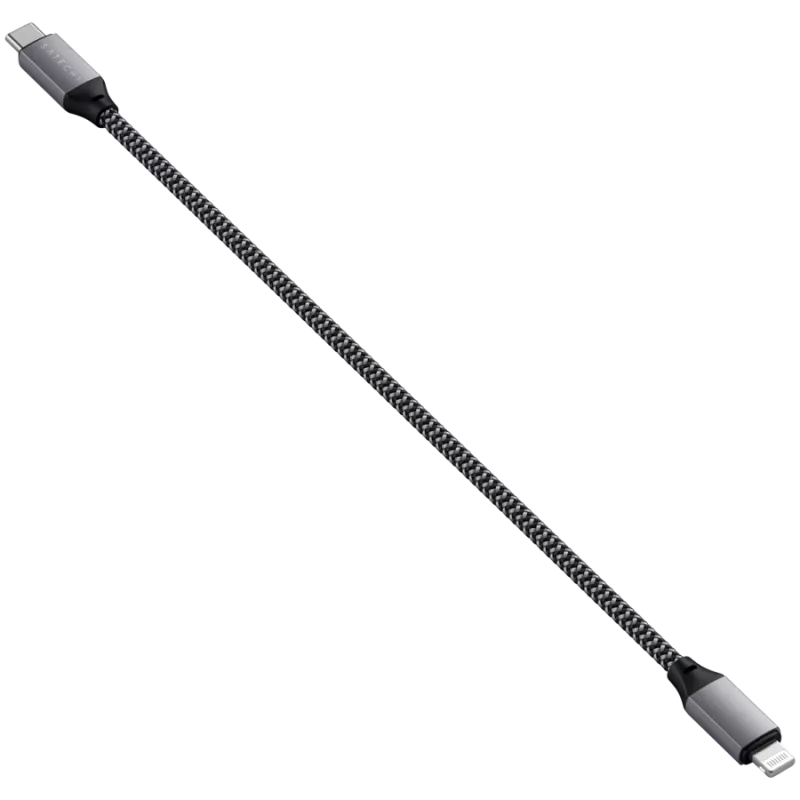 Satechi ST-TCL10M USB-Kabel 0,25 m USB-C USB-C/Lightning Schwarz Grau