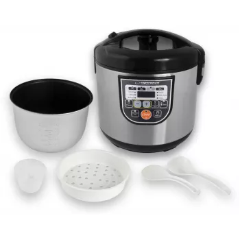 Multikocher ESPERANZA EKG011, 5 L Fassungsvermögen, 860 W, Schwarz/Edelstahl