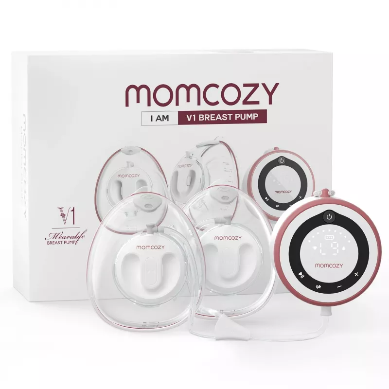 Momcozy V1 Berührungslose Milchpumpe, Krankenhausqualität