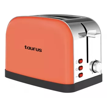 Toaster Taurus VINTAGE II CORAL 2-Scheiben, 950 W, Koralle, Edelstahl
