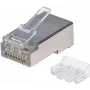 Intellinet RJ45 Modularstecker, Cat6A, STP, 3-zinkig, für Massivdraht, 15 µ vergoldete Kontakte, 90er Pack