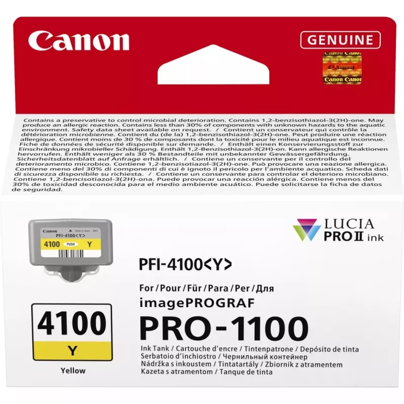 Canon LUCIA PRO II Tintenpatrone 1 Stk. Original Standardertrag Gelb