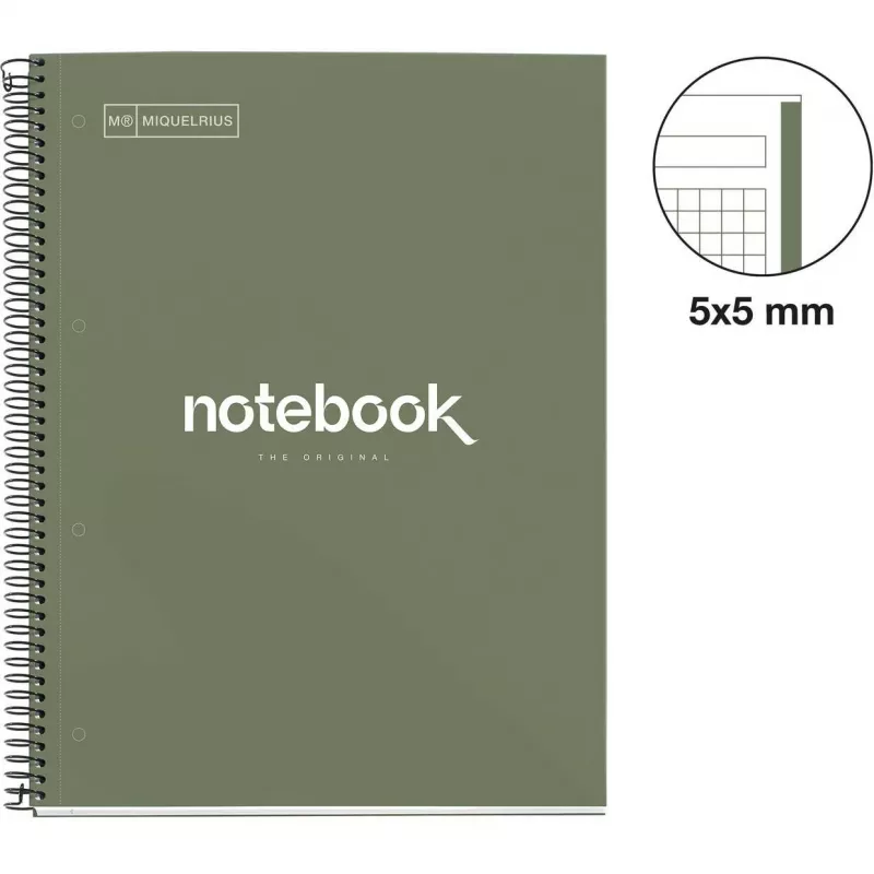 MIQUELRIUS College Notizbuch Emotions 1 kariert DIN A4 Innenrand (A460459)