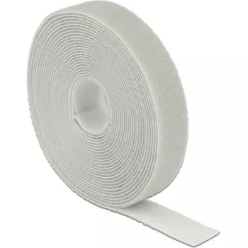 Klettverschluss DeLOCK 18280 Grau 20 mm 5 m