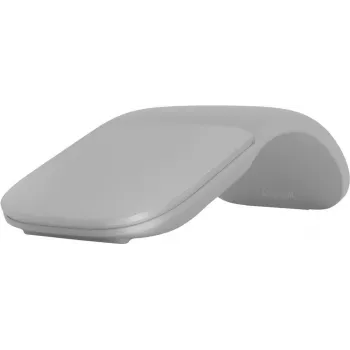 Microsoft Surface Arc Maus - Maus - optisch - 2 Tasten - kabellos - Bluetooth 4.1 - Hellgrau - kommerziell - für Surface Pro 7