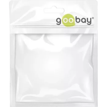Goobay Glasfaserkabel, 1 m, Schwarz - Toslink-Stecker > Toslink-Stecker 90°, Schwarz (41594)