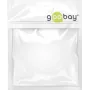 Goobay Glasfaserkabel, 1 m, Schwarz - Toslink-Stecker > Toslink-Stecker 90°, Schwarz (41594)