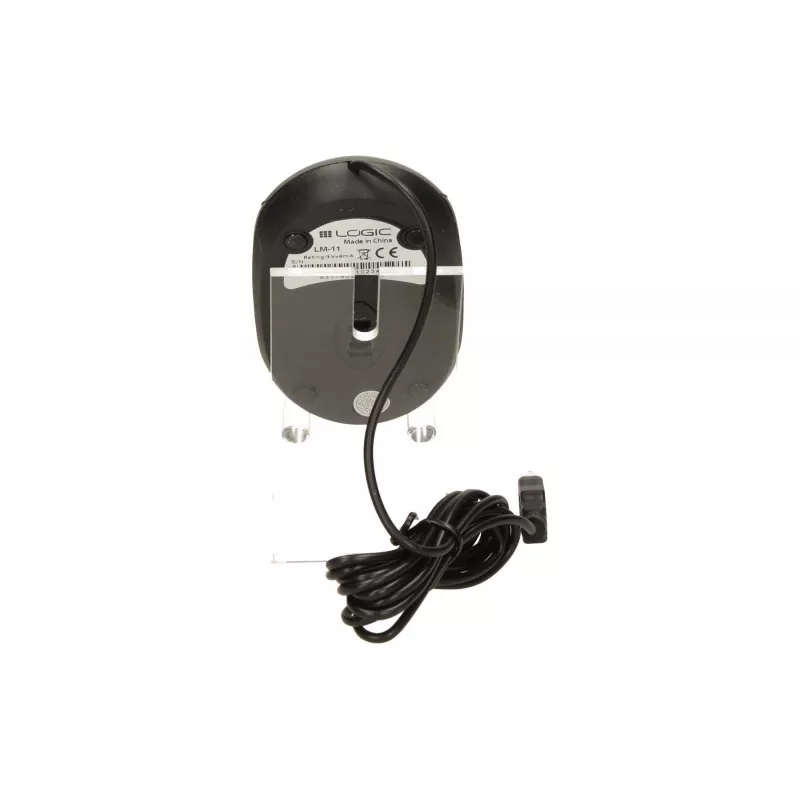 Logic Lm-11 - Maus - optisch - kabelgebunden - USB - Schwarz