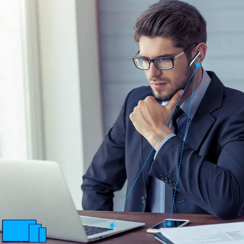 Tellur Bluetooth Headset Vox 95 Schwarz