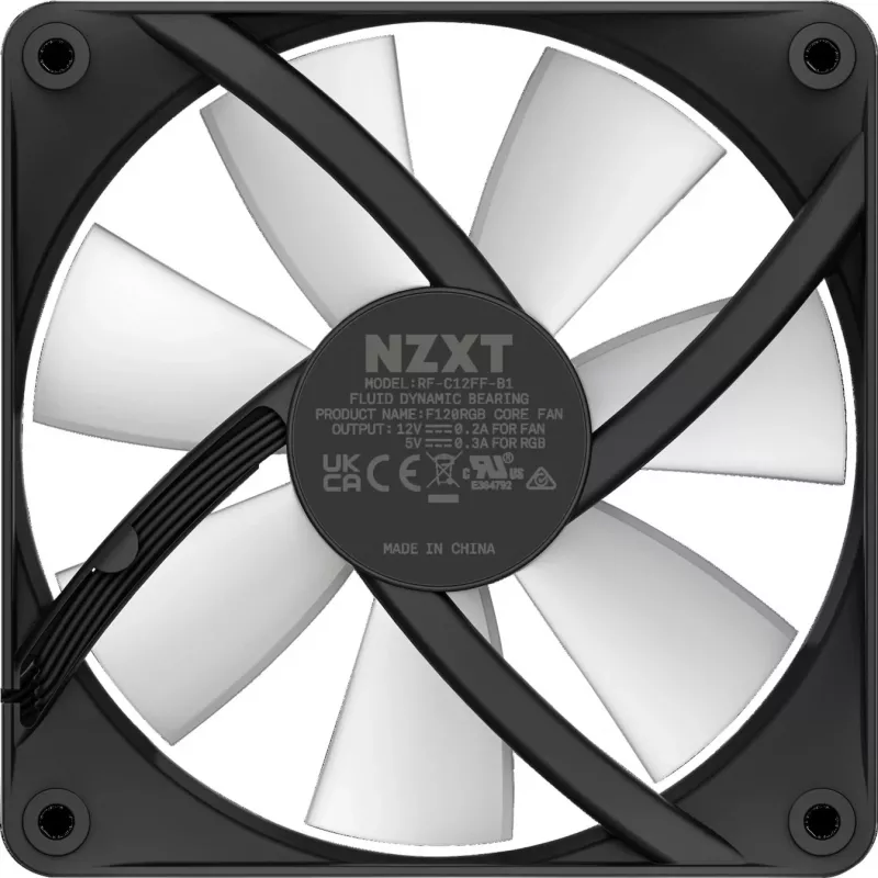 NZXT F120 RGB Core 120mm ARGB Gehäuselüfter