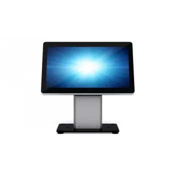 Elo schlank Self-Service Countertop Stand - Stand - für POS-Terminal - Schwarz/Silber - für Elo 1502L, 2002L, 2202L, 2402L, 2702L, I-Series ESY15i2, ESY15i5, ESY22i2, ESY22i5 (E514693)