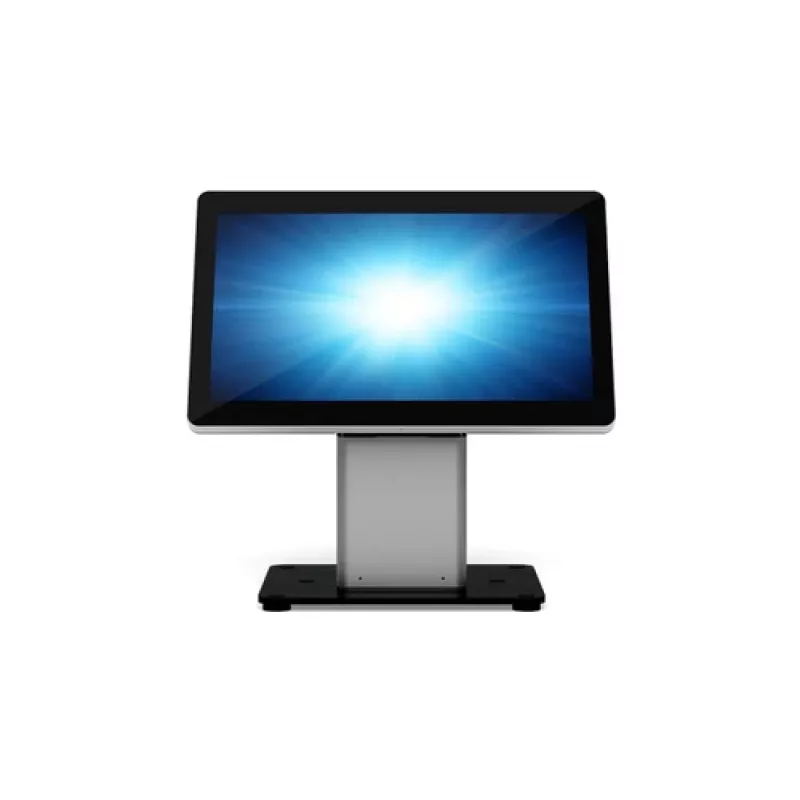 Elo schlank Self-Service Countertop Stand - Stand - für POS-Terminal - Schwarz/Silber - für Elo 1502L, 2002L, 2202L, 2402L, 2702L, I-Series ESY15i2, ESY15i5, ESY22i2, ESY22i5 (E514693)